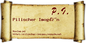 Pilischer Imogén névjegykártya